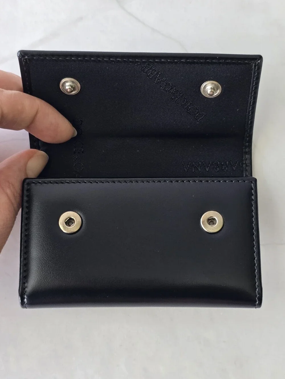 🔑Dolce & Gabbana Black Leather 6 Key Holder